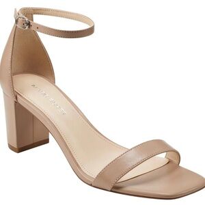 Marc Fisher Tan Block Heel Sandals